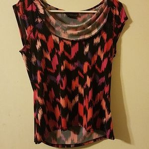 Attention silk womens blouse